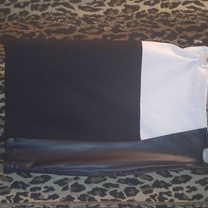 Black and white skirt